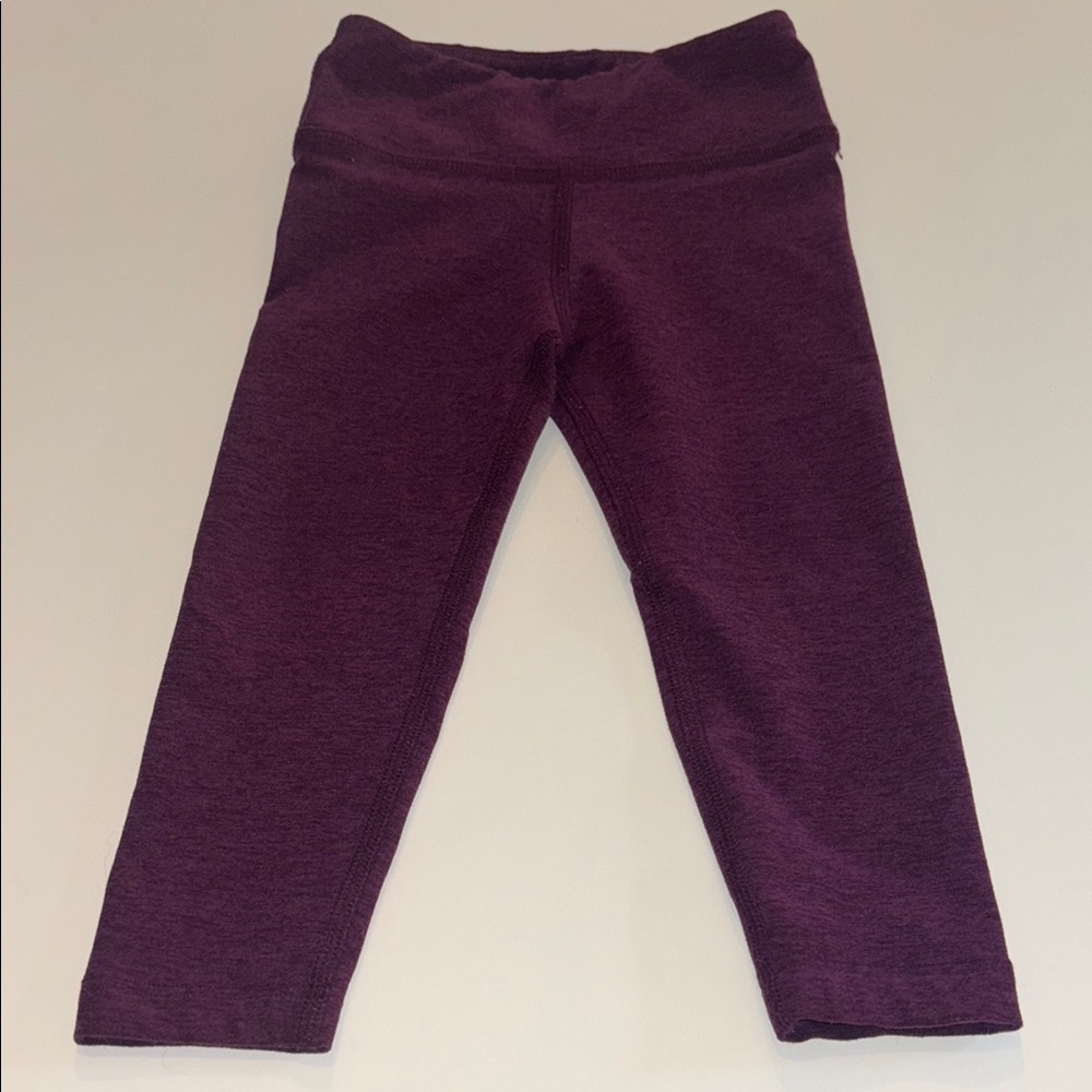 Beyond Yoga Kids' Deep Purple Leggings